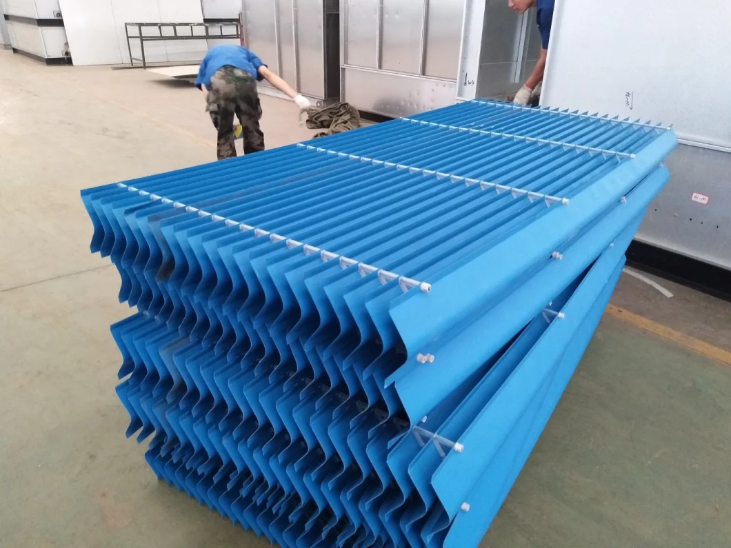 U Type Blue Color PVC Cooling Tower Drift Eliminator