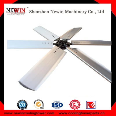 Ventilador de liga de alumínio Newin/lâmina do ventilador/ventiladores/ventiladores ceatrífugos/ventiladores de fluxo suave/para torre de resfriamento