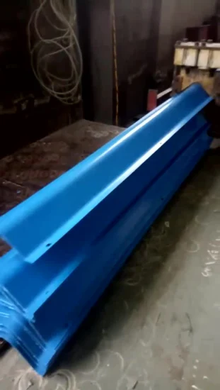 Eliminador de deriva de torre de resfriamento de PVC azul tipo U